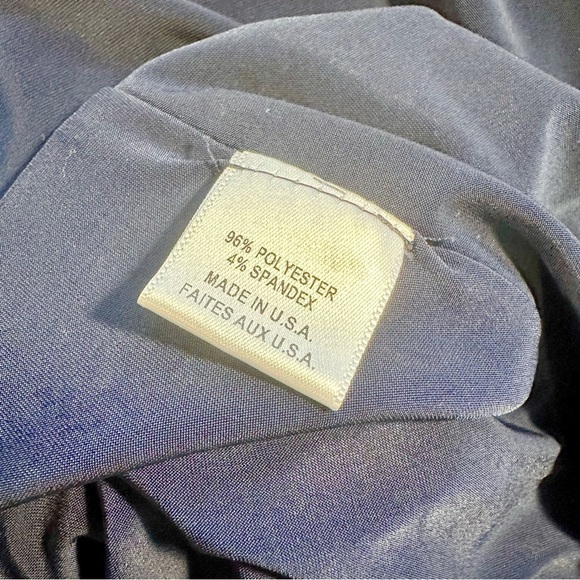 Misa Los Angeles ‘Veronika’ Wrap Style Maxi Dress in Navy Blue Size Small - Picture 4 of 14